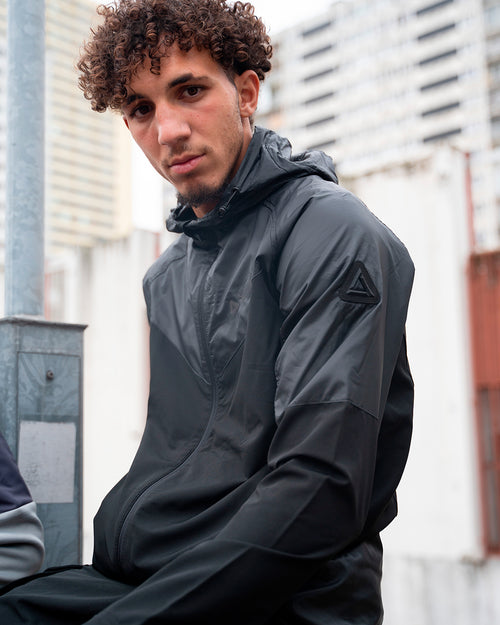 Chaqueta Scampia Running Strada - Negro - Footkorner