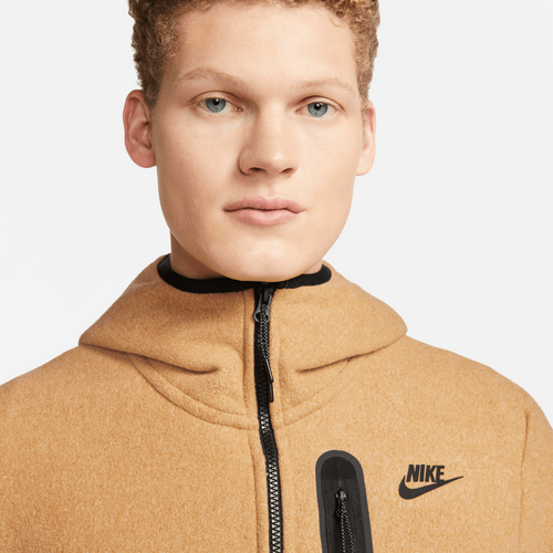 Veste Nike Sportswear Tech Fleece - Beige/Noir - Footkorner
