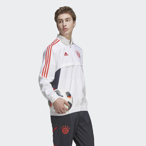 Bayern München Trainingsjacke 2022/2023 – Weiß/Rot/Schwarz - Footkorner