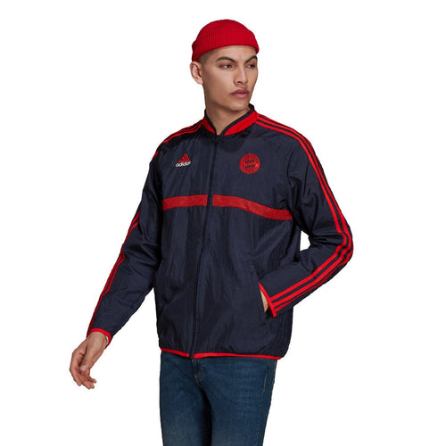 Bayern München Icon Trainingsjacke – Blau/Rot - Footkorner