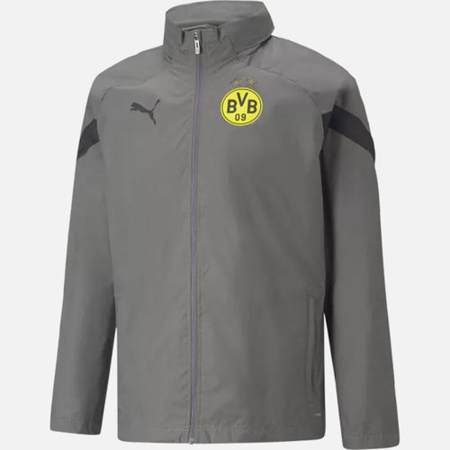 Dortmund Tracksuit Jacket - Grey/Black/Yellow - Footkorner
