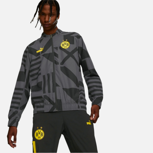Dortmund Track Jacket 2022/2023 - Black/Yellow - Footkorner