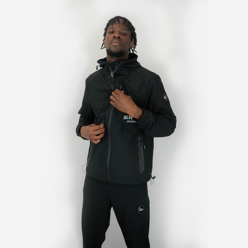 Chaqueta de chándal Helvetica Tiago - Negro - Footkorner