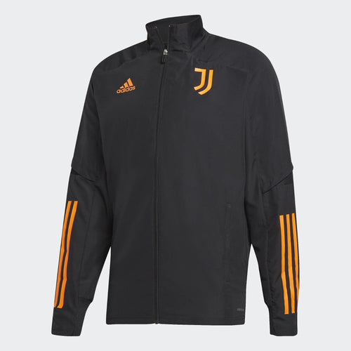 Juventus Europe Tracksuit Jacket - Black/Orange  - Footkorner