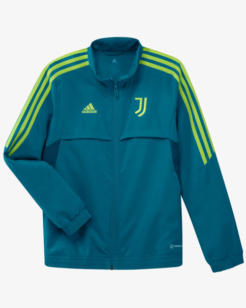 Veste de survêtement Juventus junior 2022/2023 - Bleu/Vert - Footkorner