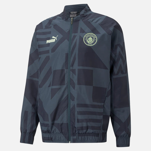 Veste de survêtement Manchester City - Noir/Gris/Jaune - Footkorner