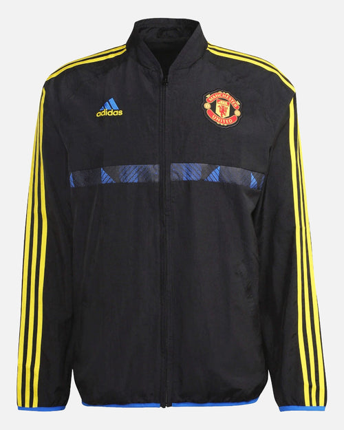 Manchester United Icon Tracksuit Jacket - Black/Blue/Yellow - Footkorner