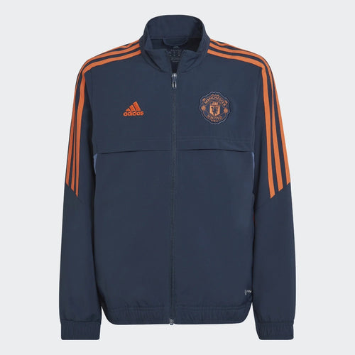 Manchester United Junior 2022/2023 Trainingsjacke – Blau/Orange - Footkorner