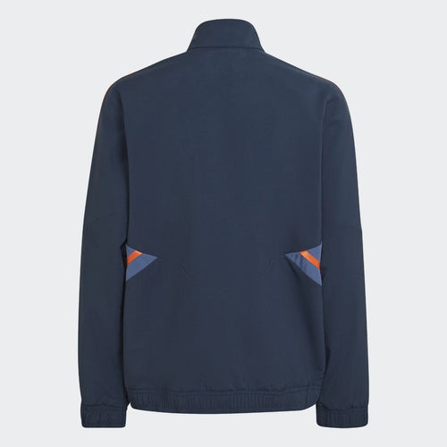 Manchester United Junior 2022/2023 Trainingsjacke – Blau/Orange - Footkorner