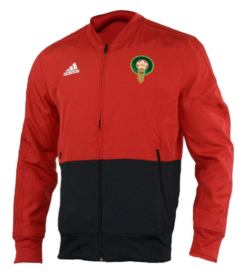 Chaqueta de chándal Marruecos - Rojo/Negro - Footkorner