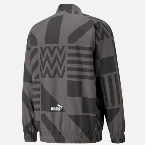 Veste de survêtement Milan AC - Noir/Gris/Rouge - Footkorner