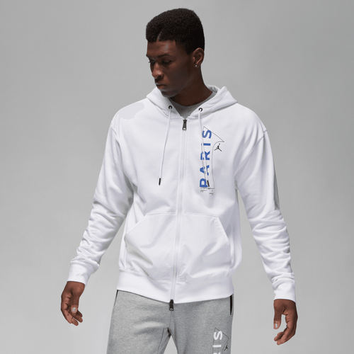 Veste d'entrainement PSG x Jordan - Blanc/Bleu - Footkorner