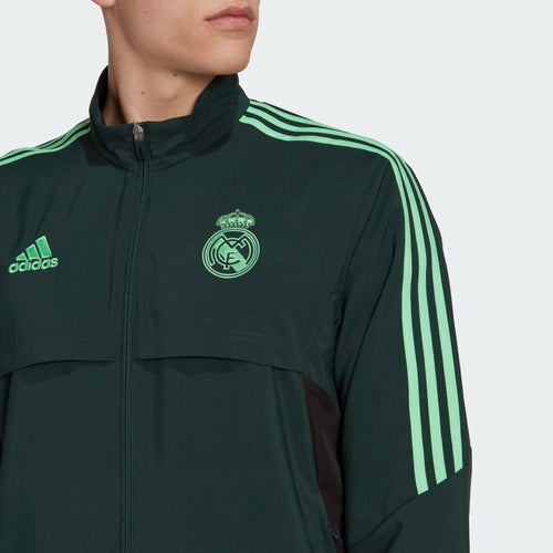 Veste de survêtement Real Madrid - Noir/Vert - Footkorner