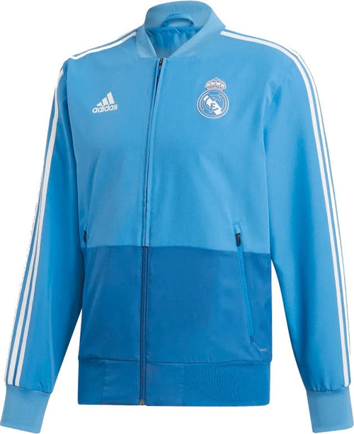 Giacca della tuta del Real Madrid - Celeste - Stagione 2018/2019 - Footkorner