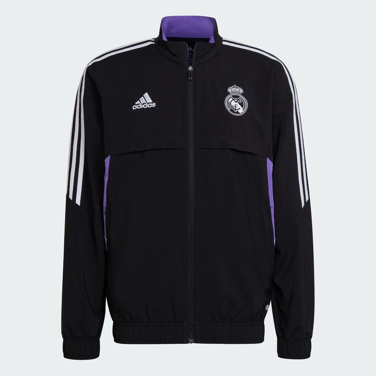Giacca della tuta Real Madrid Condivo 2022/2023 - nera/bianca/viola