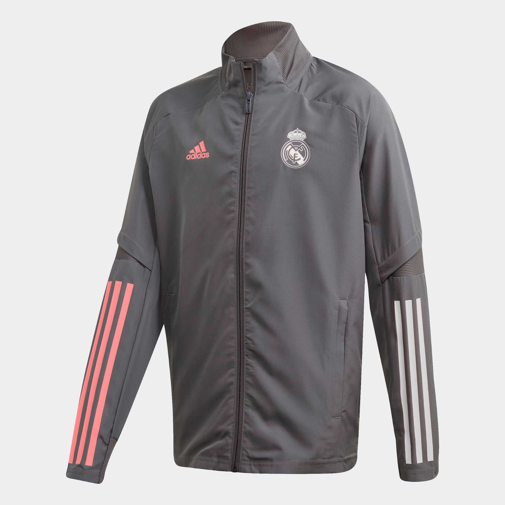 Real Madrid Junior Track Jacket 2020/2021 - Gray