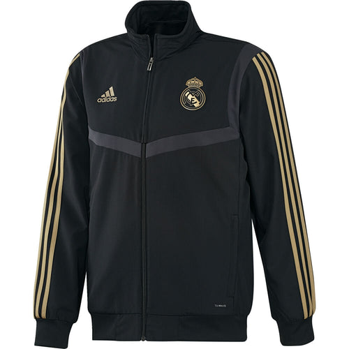 Chaqueta de chándal Real Madrid - Negro/Dorado - Footkorner