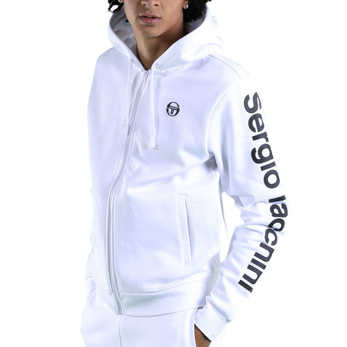 Giacca della tuta Sergio Tacchini Namar - bianca/nera - Footkorner