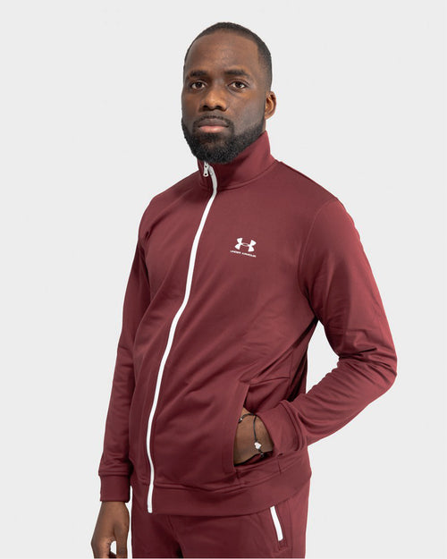 Under Armor Sportstyle Track Jacket - Burgundy - Footkorner
