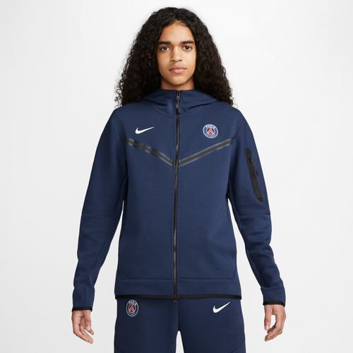 PSG Tech Fleece Jacke 2022/2023 – Marineblau - Footkorner