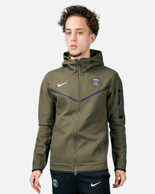 Veste PSG Tech Fleece 2022/2023 - Kaki - Footkorner