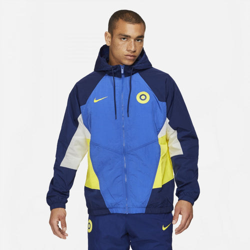 Chelsea Windrunner gewebte Jacke - Blau/Gelb - Footkorner