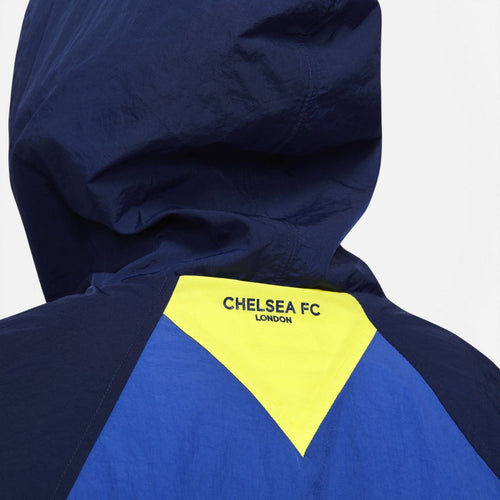 Chelsea Windrunner gewebte Jacke - Blau/Gelb - Footkorner
