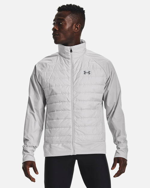 Veste Under Armour Running Storm Run Insulate Hybrid - Gris - Footkorner