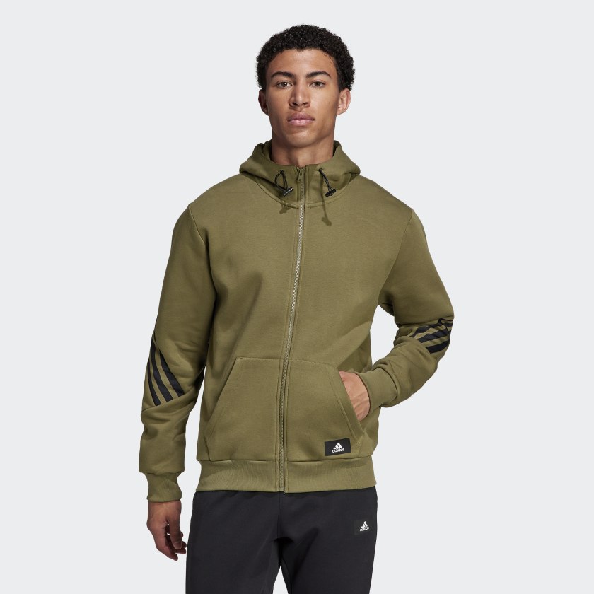Adidas Sportswear Future Icons Hooded Jacket - Green