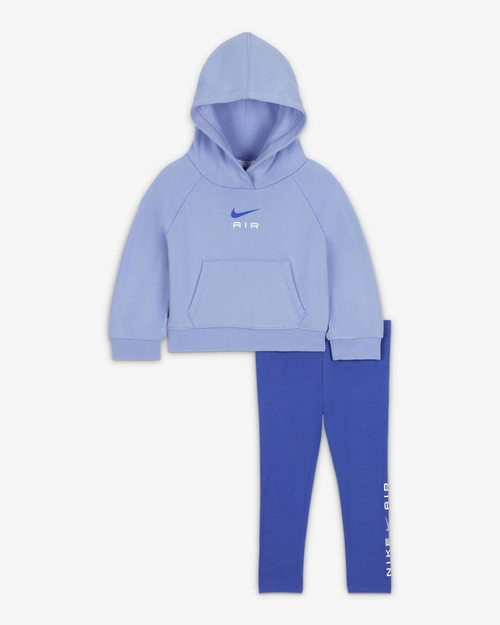 Ensemble Sweat à Capuche et Legging Air Bébé - Bleu - Footkorner