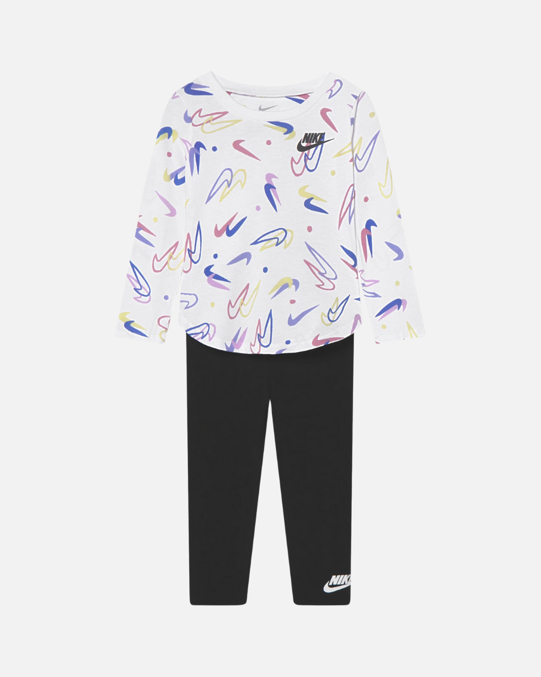 Nike Conjunto Camiseta/Leggings Bebé - Blanco