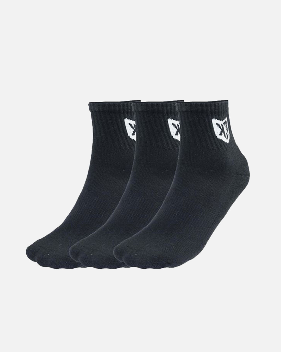 Pack of 3 pairs of FK 3/4 socks - Black