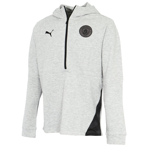 FootkornerFelpa con cappuccio Manchester City Casuals - Grigio