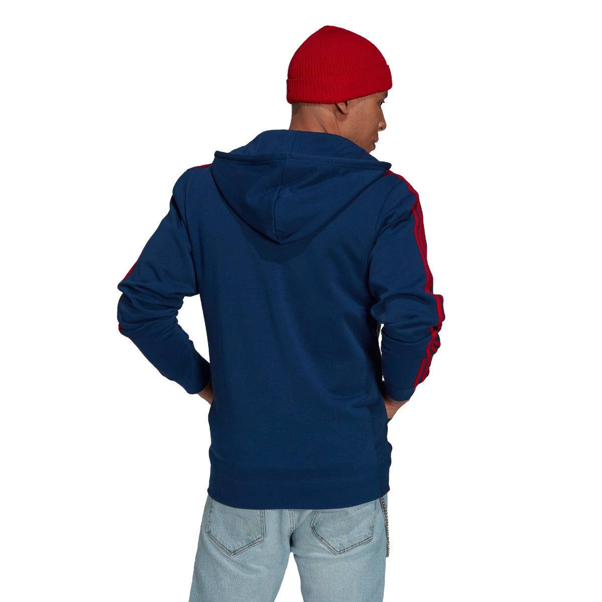 Arsenal Hooded Jacket 2021/2022 - Blue/Red