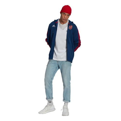 Arsenal Hooded Jacket - Blue/Red - Footkorner