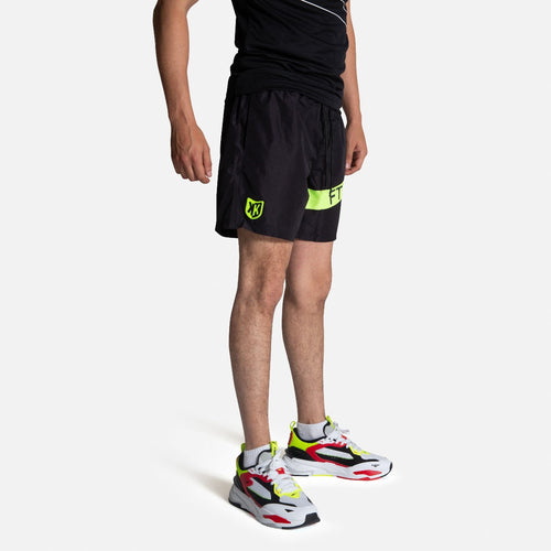 FK Basic Swimsuit - Black/Neon Yellow - Footkorner