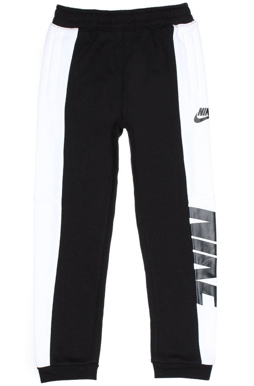 Nike Sportswear Ampliffy Pants Kids - Black/White - Footkorner