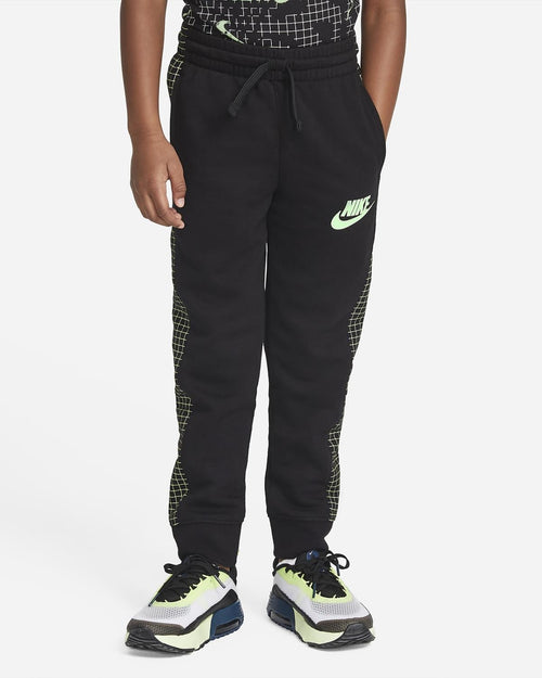 Pantalon jogging Nike Sportswear Enfant - Noir/Jaune - Footkorner