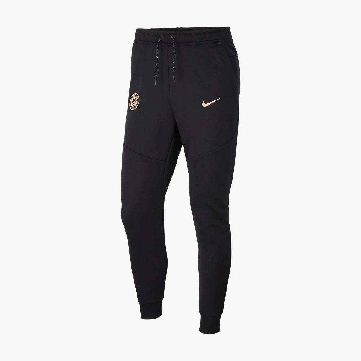 Chelsea Tech Fleece Pants 2022/2023 - Black/Gold