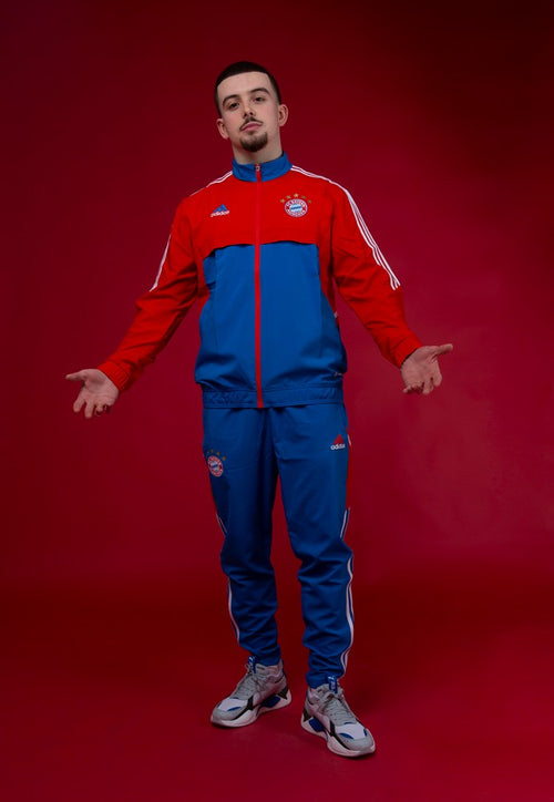 Bayern Munich Training Pants 2022/2023 - Blue/Red - Footkorner