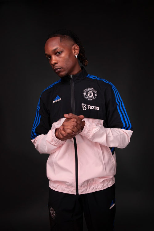 Manchester United presentation jacket - Black/Blue/Beige - Footkorner