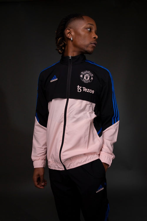 Manchester United presentation jacket - Black/Blue/Beige - Footkorner