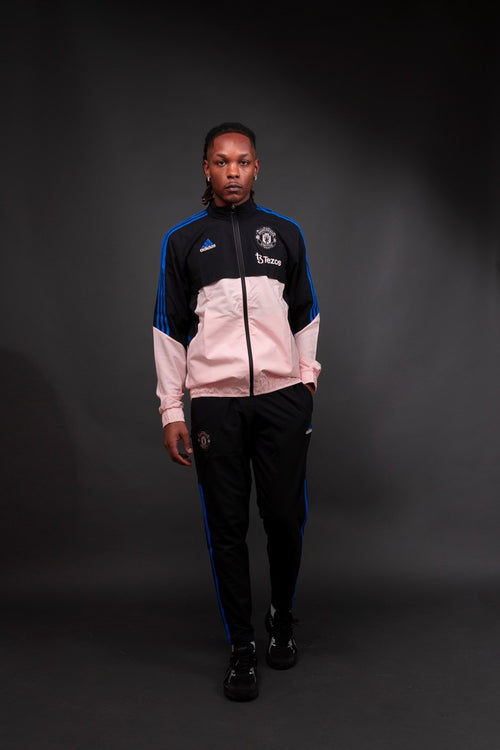 Manchester United presentation jacket - Black/Blue/Beige - Footkorner