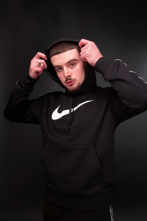 Sweat à capuche Nike Sportswear Repeat - Noir/Blanc - Footkorner