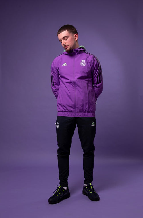 Veste Coupe-Vent Real Madrid - Violet - Footkorner