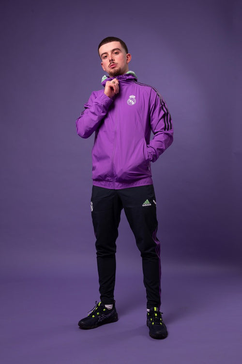 Real Madrid Condivo Track Pants 2022/2023 - Black/Purple  - Footkorner
