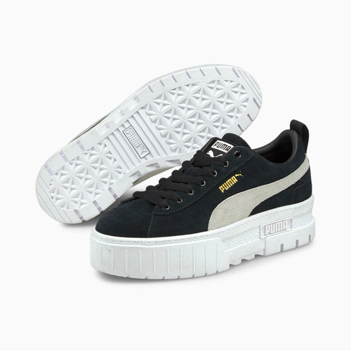 Puma Mayze Damen - Schwarz/Weiß - Footkorner