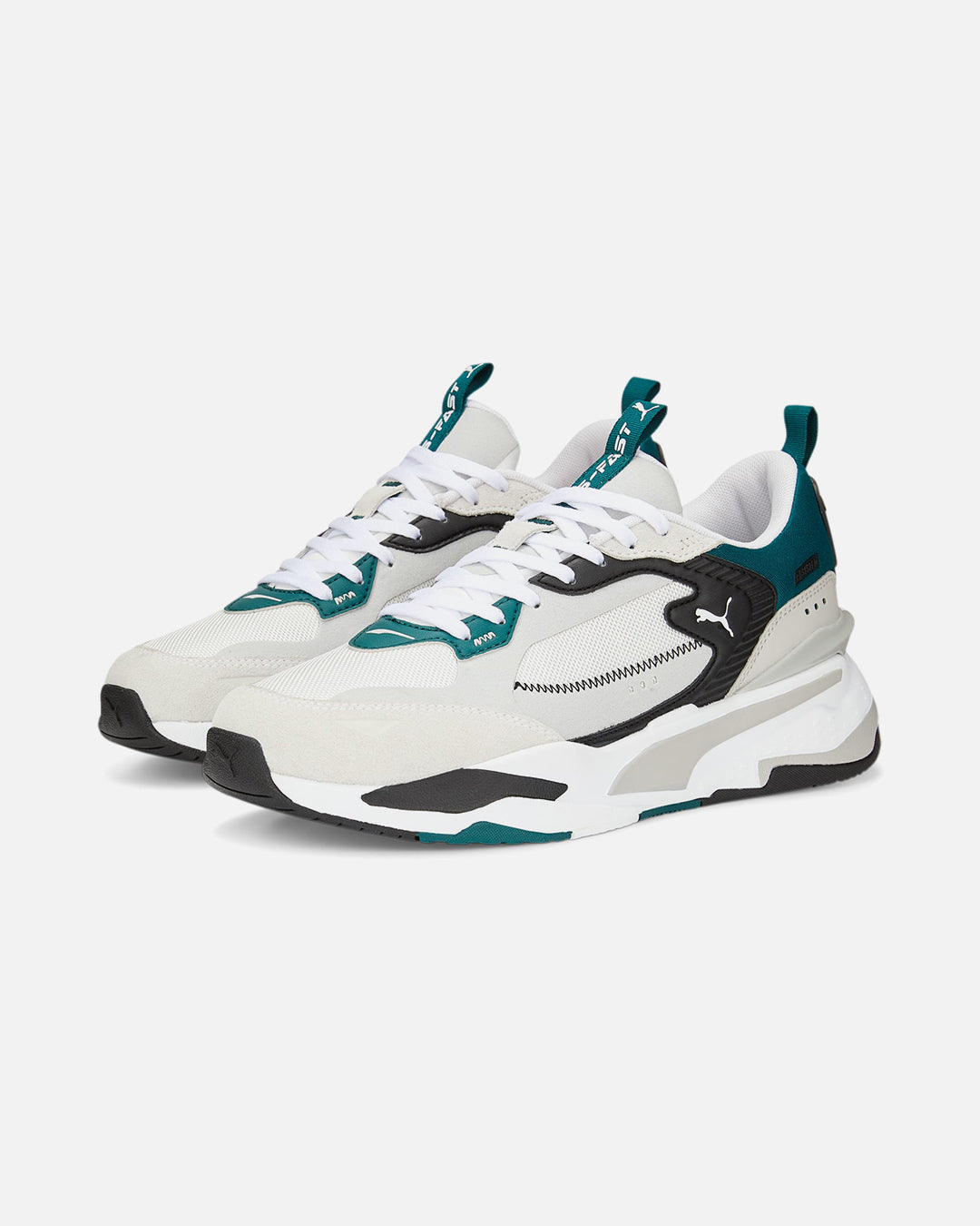 FootkornerPuma RS-Fast Limiter Suede - Blanco/Noir/Verde