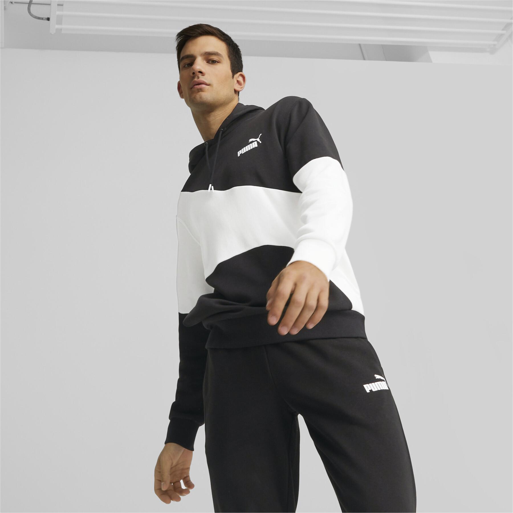 Puma Power Trainingsanzug – Schwarz/Weiß