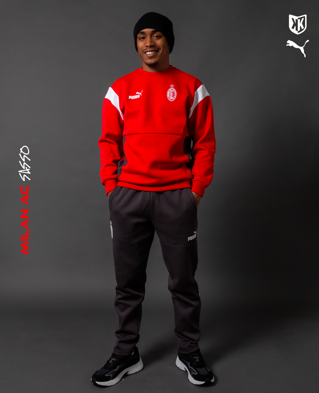 AC Milan Archive Tracksuit 2022/2023 - Red/Black/White